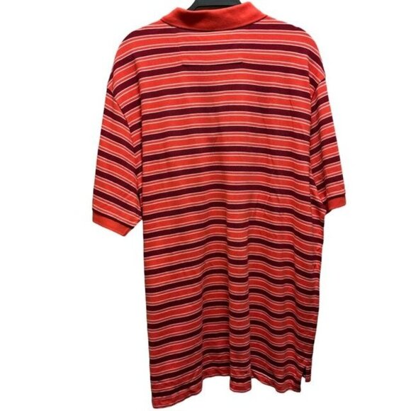 Chaps Red Stripe Performance Polo Shirt Size XXL Men's - Picture 2 of 7